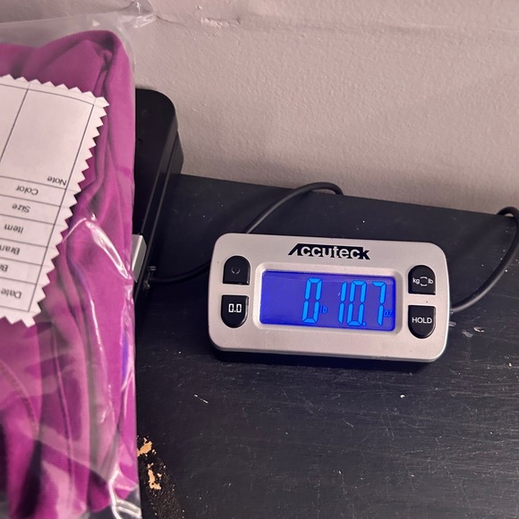 Denim And Co Tunic Top Purple 1X - Picture 14 of 14